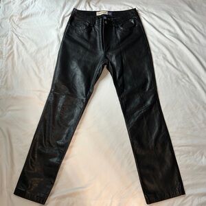 GAP vintage 100% leather pants